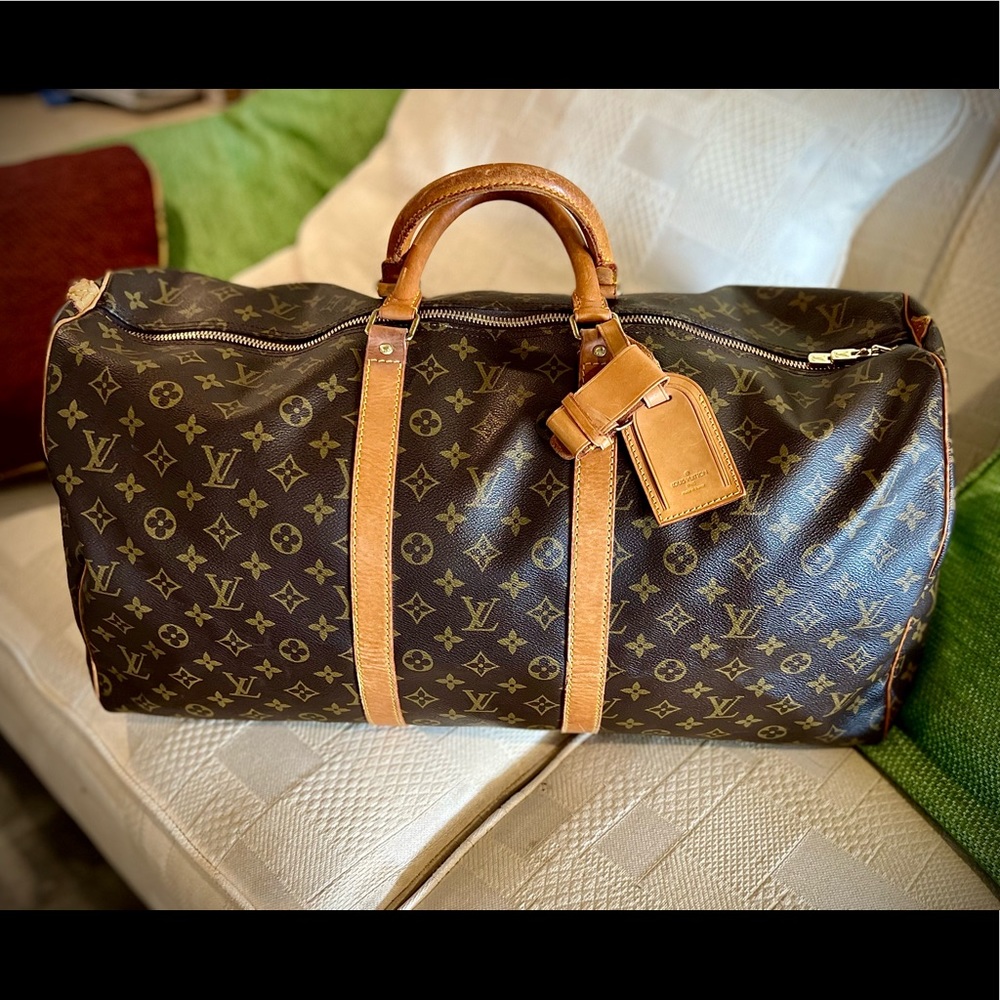 Louis Vuitton Authentic Monogram Keepall 55